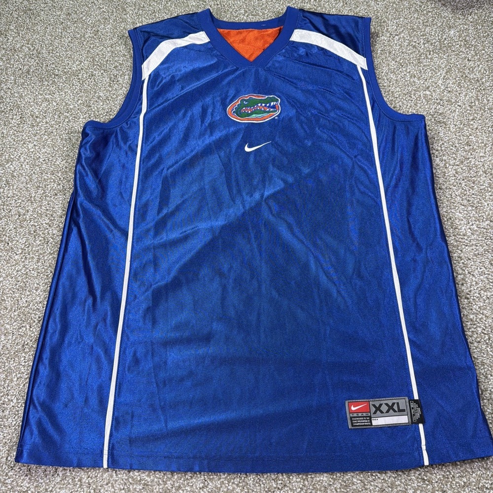 VTG Nike Florida Gators Reversible Basketball Jersey Y2K Mens XXL Pullover